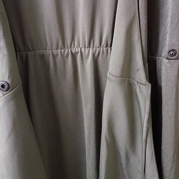 Olive shimmer wrap cardi - Picture 8 of 8